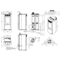 Pelletofen HETA Scan-Line Green 250 mit 8,8 kW