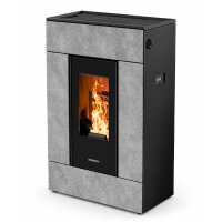 Thermorossi Pelletofen SlimQuadro Lumia Cristallo mit 10,2 kW
