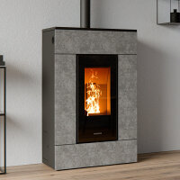 Thermorossi Pelletofen SlimQuadro Lumia Cristallo mit 10,2 kW