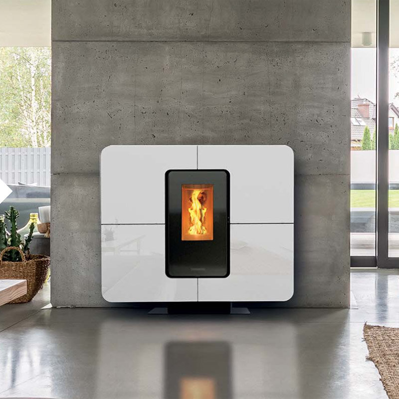 Thermorossi Pelletofen Slimquadro 11 Evo Gres mit 11,1 kW