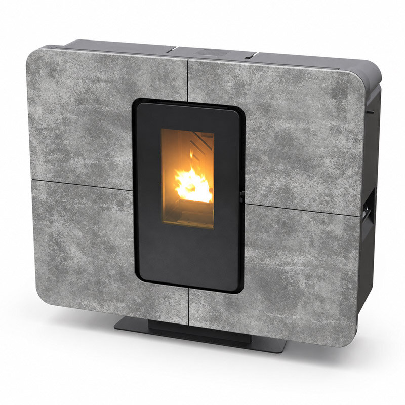 Thermorossi Pelletofen Slimquadro 11 Evo Gres mit 11,1 kW