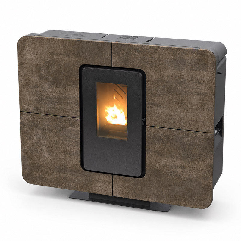 Thermorossi Pelletofen Slimquadro 11 Evo Gres mit 11,1 kW