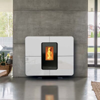 Thermorossi Pelletofen Slimquadro 11 Evo Gres mit 11,1 kW