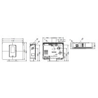 Thermorossi Pelletofen Slimquadro 11 Evo Gres mit 11,1 kW