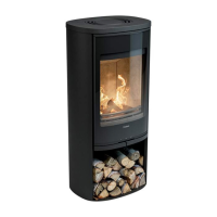 Contura 910 Style  schwarz, Speckstein, Glasfront 6 kW