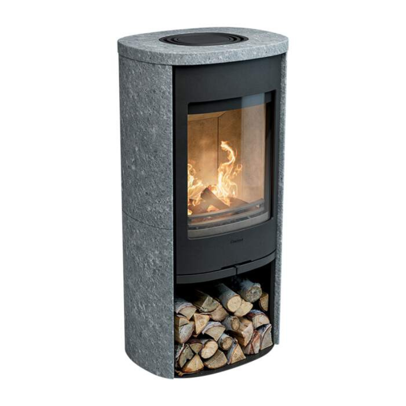 Contura 920T Style Speckstein, Gusseisentür, grau oder schwarz 6 kW