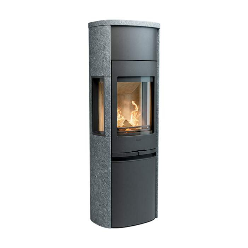 Contura 996T Style Speckstein, Gusseisentür, grau oder schwarz 6 kW