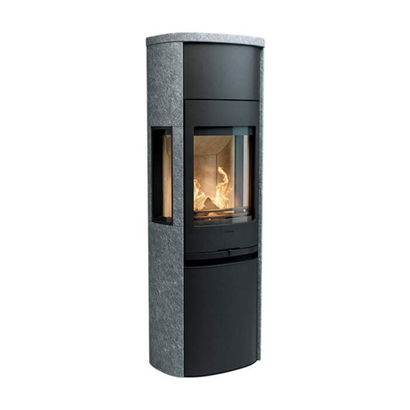Contura 996T Style Speckstein, Gusseisentür, grau oder schwarz 6 kW