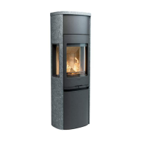Contura 996T Style Speckstein, Gusseisentür, grau...
