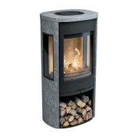 Contura 956T Style Speckstein, Gusseisentür, grau...