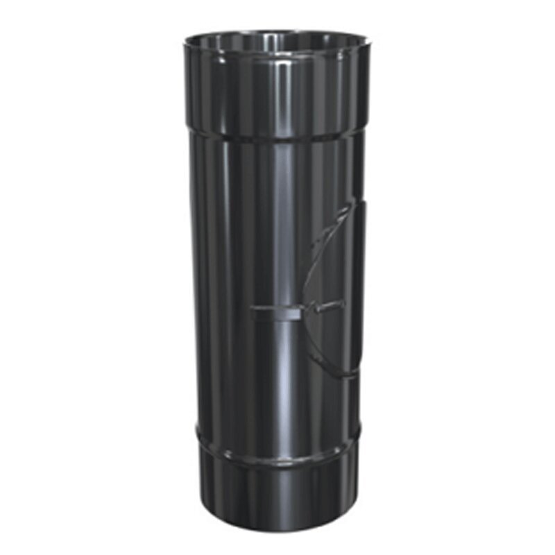 Edelstahlschornstein Längenelement mit Prüföffnung RP+REW L250 Einwandig DN 80 - 300 mm