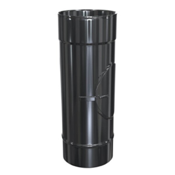 Edelstahlschornstein Längenelement mit Prüföffnung RP+REW L250 Einwandig DN 80 - 300 mm