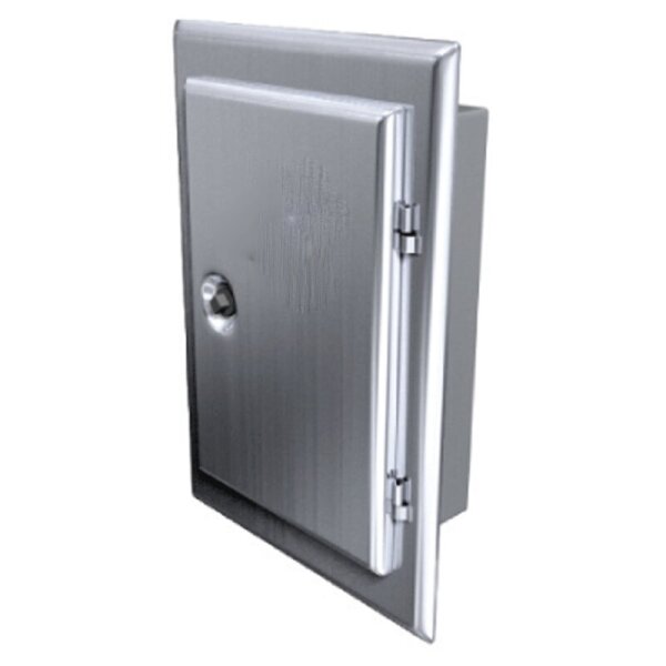 Edelstahlschornstein Edelstahltür Einwandig DR 200 x 300 mm