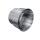 Edelstahlschornstein Doppelwandfutter L 100 / 200 Einwandig DN 80 - 300 mm