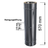 Doppelwandige Edelstahlschornstein Längenelement mit...