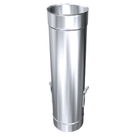 Edelstahlschornstein Längenelement mit...