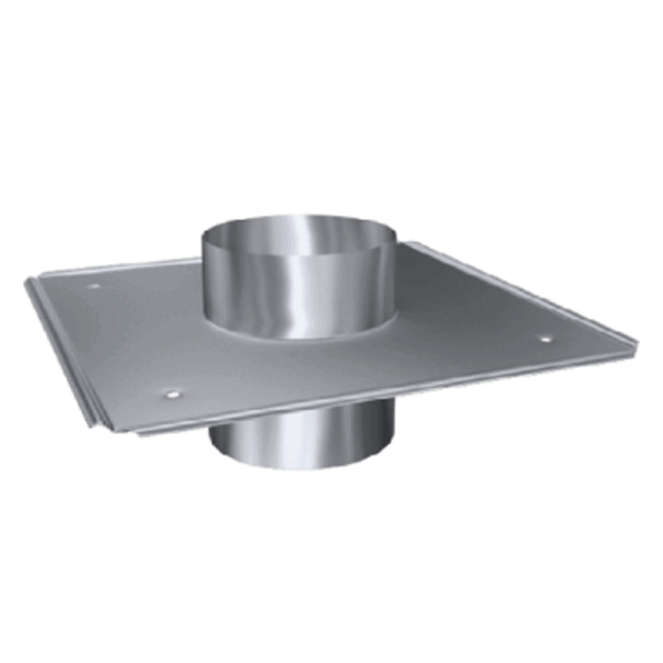 Edelstahlschornstein Schachtabdeckung DH Einwandig DN 80 - 300 mm