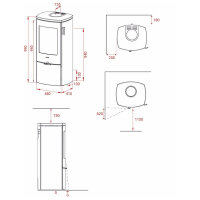 Kaminofen Lotus Mondo 30 mit 5,9 kW - in verschiedenen Ausf&uuml;hrungen