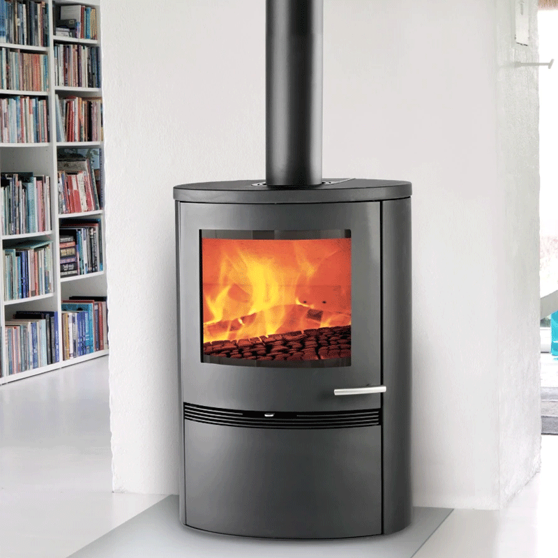 TermaTech TT22H Kaminofen Stahl schwarz 7,5 kW