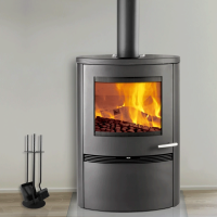 TermaTech TT22H Kaminofen Stahl schwarz 7,5 kW