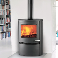 TermaTech TT22H Kaminofen Stahl schwarz 7,5 kW