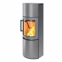 Kaminofen Wiking Mala 6 - 4,5 kW mit w&auml;hlbarer Verkleidung in Grau oder Schwarz