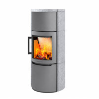 Kaminofen Wiking Mala 6 - 4,5 kW mit w&auml;hlbarer Verkleidung in Grau oder Schwarz