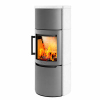Kaminofen Wiking Mala 6 - 4,5 kW mit w&auml;hlbarer Verkleidung in Grau oder Schwarz