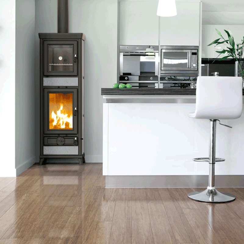 Kaminofen Thermorossi Anna EVO5 mit 12,5 kW in verschiedenen Ausführung