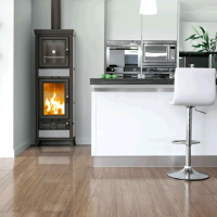 Thermorossi Anna EVO5 Stone – Guss-Holzofen mit...