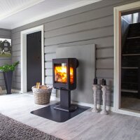 Kaminofen Jøtul F 167 BP Gusseisen 5 kW mit Seitenscheiben und Fuß