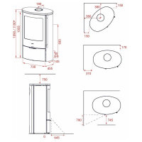 Kaminofen Lotus Jubilee 35 mit 7,2 kW in verschiedenen Verkleidungen erh&auml;ltlich
