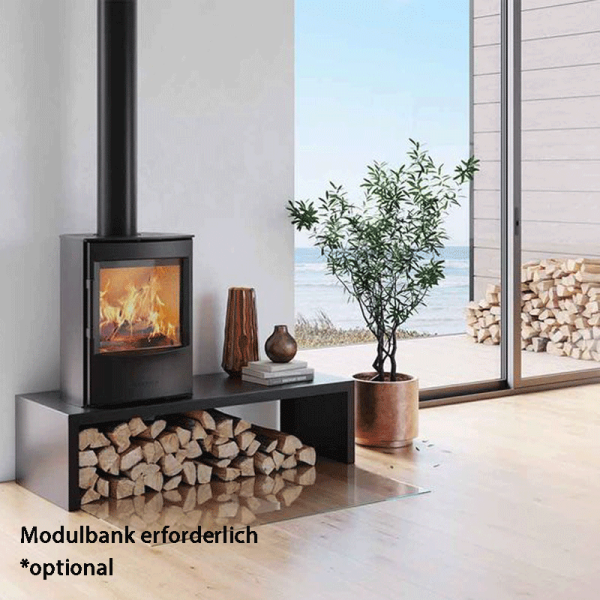 Wiking Mini 2 Kaminofen auf Sockel 4,5?kW – in Schwarz oder Grau