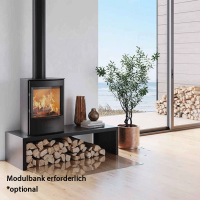 Kaminofen Wiking Mini 2 auf Sockel 4,5 kW – in Schwarz oder Grau