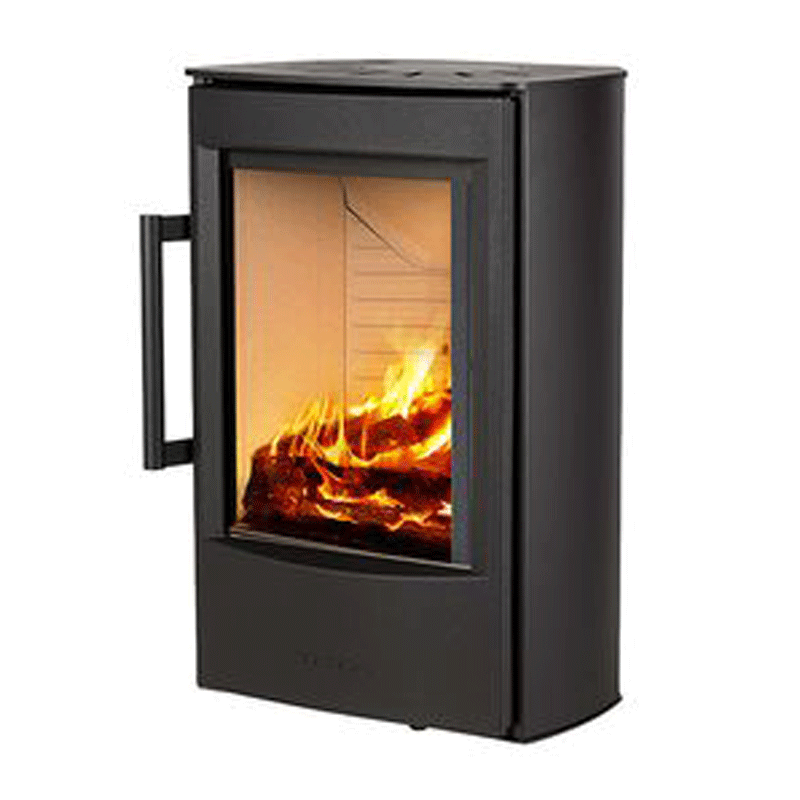 Kaminofen Wiking Miro 2+ / 4,9 kW in verschiedenen Ausführungen, Grau oder Schwarz