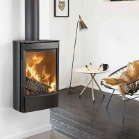 Kaminofen Wiking Miro 2+ / 4,9 kW in verschiedenen Ausf&uuml;hrungen, Grau oder Schwarz