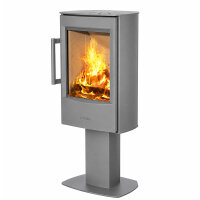 Kaminofen Wiking Miro 2+ / 4,9 kW in verschiedenen Ausf&uuml;hrungen, Grau oder Schwarz