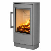 Kaminofen Wiking Miro 2+ / 4,9 kW in verschiedenen Ausf&uuml;hrungen, Grau oder Schwarz