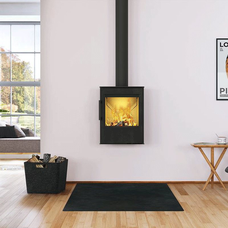 Kaminofen WIKING Mini 2 Serie – wandhängend, mit Sockel oder Füßen | 4,5 kW
