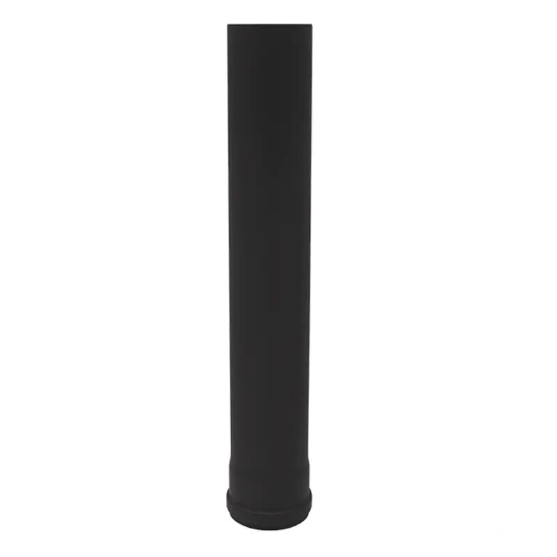 Pelletrohr Rauchrohr Längenelement 1000 mm Senotherm schwarz