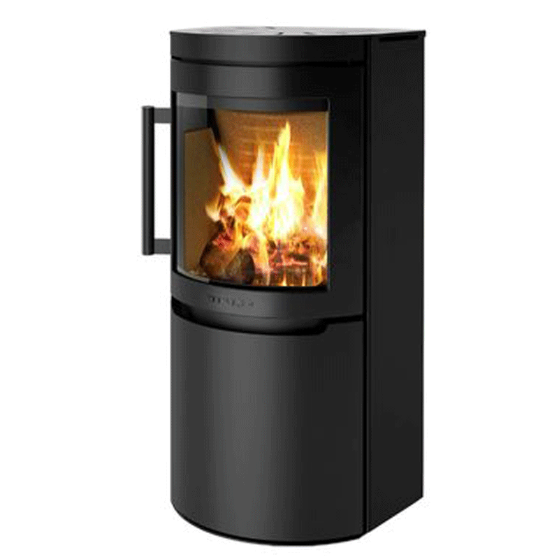 Kaminofen WIKING Mala 4 | 4,5 kW mit Stahl- oder Natursteinverkleidung in Schwarz oder Grau