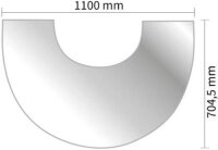 Glasvorlegeplatte Austroflamm Clou Xtra