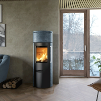 Kaminofen TermaTech TT21RHS &ndash; Heatstorage Speckstein 5 kW