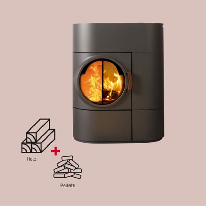Hybridofen Austroflamm Clou Duo 7 kW Kombiofen inkl. gratis WLAN-Modul