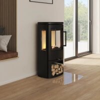 TermaTech TT44G Kaminofen mit Seitenscheiben Stahl schwarz 4,8 kW