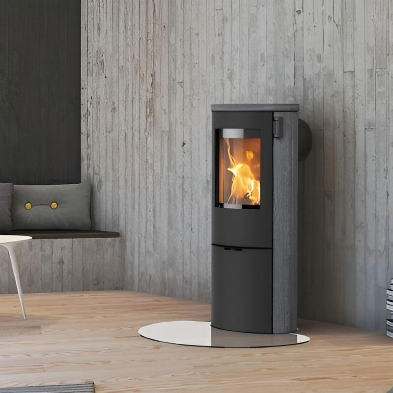 Kaminofen Lotus Liva 6 Indian Night 5 kW 3 Griffvarianten wählbar