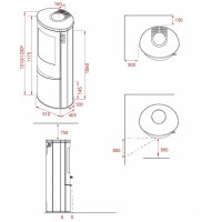 Kaminofen Lotus Liva 6 mit 5 kW in verschiedenen Ausf&uuml;hrungen