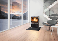 Kaminofen Jøtul F 305 B schwarz mit Sockel
