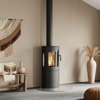 Kaminofen Lotus Mira 3 mit Stahlverkleidung und 5 kW