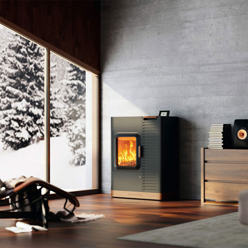 Hybridofen Austroflamm Mo Duo 9 kW inkl. gratis WLAN-Modul
